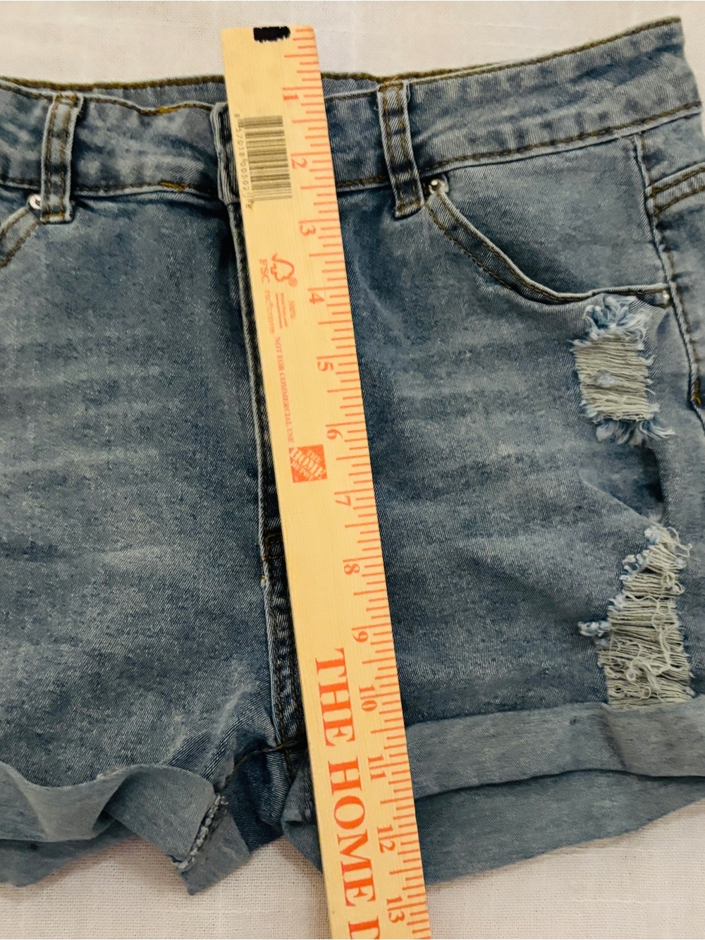 Cat Stack Graphic Tee & Cutoff Jean Shorts ~ Small Shirt & Medium Jean Shorts - Picture 11 of 15